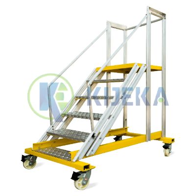 Aluminum Mobile Staircase Ladder